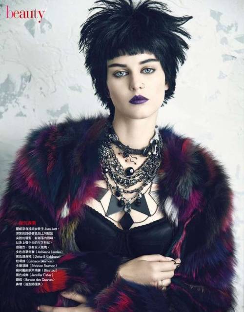 avant-gardefashionpunk:The Vogue Taiwan ‘Punk Me’ Photoshoot Stars Ellinore Erichsen