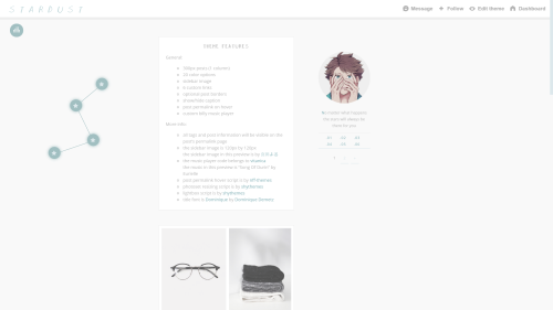 glenthemes:Theme [19]: Stardust by glenthemes A simple theme made to celebrate Oikawa Tooru’s birthd