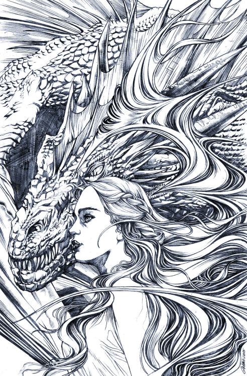 The girl with the dragon. No tattoo.Pencils.