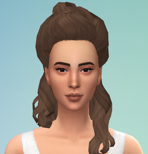 jewishsimming:Third time’s the charm for this?@historicalsimslife Josephine Updo and Princess 