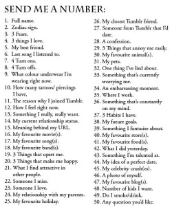 thatgurlmicheleee:  Send me numbers (: 