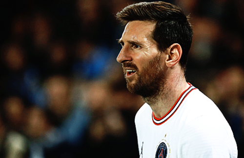  LIONEL MESSI RC Strasbourg v Paris Saint-Germain April 29, 2022 in Strasbourg, France 