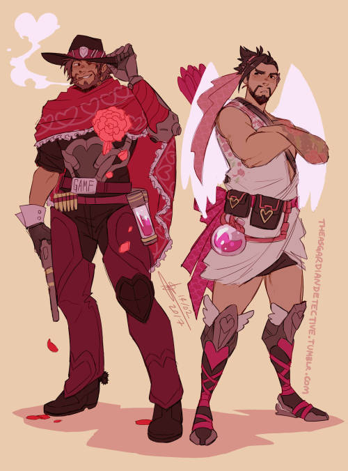 theasgardiandetective:Happy mcfreakin Valentines y’allDrew up ‘Shot through the Heart’ and ‘Cupid’ s