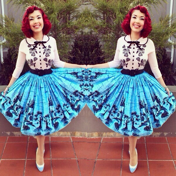 pinupdaysvintagenights:  ALL the pretty outfits is an understatement. They just keep