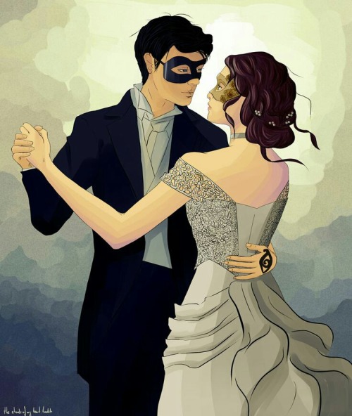 cassandraclare:Will and Tessa at the Lightwood ball.(Sorry, I don’t know why I don’t have an ID/link