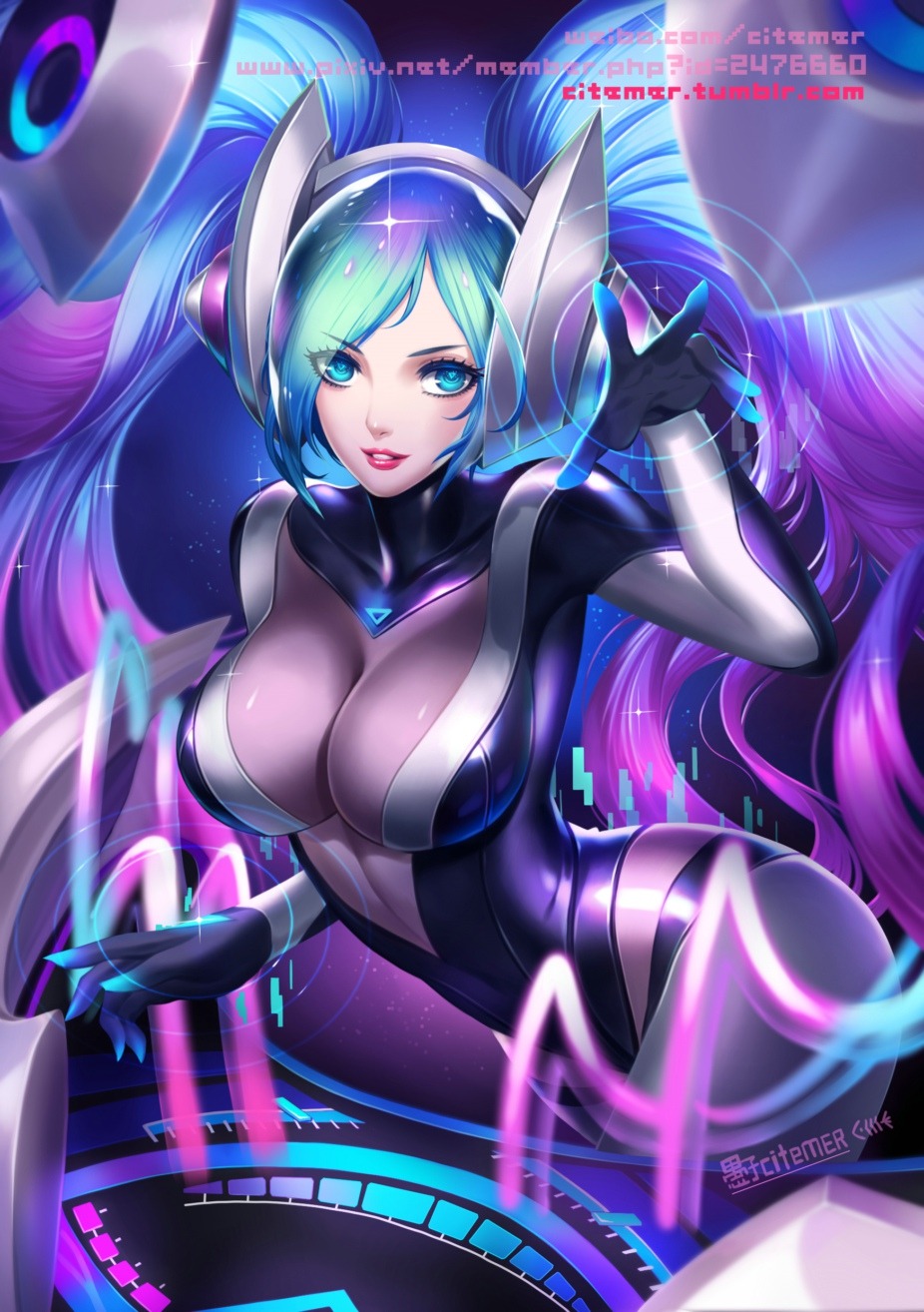 citemer:  DJ SONA~~~!!!!终于画完啦!!!这次弄的超用心的三张都画了!!~~嘟嘟嘟嘟嘟嘟嘟嘟嘟嘟~!PX：http://www.pixiv.net/member_illust.php?mode=medium&amp;illust_id=49815328