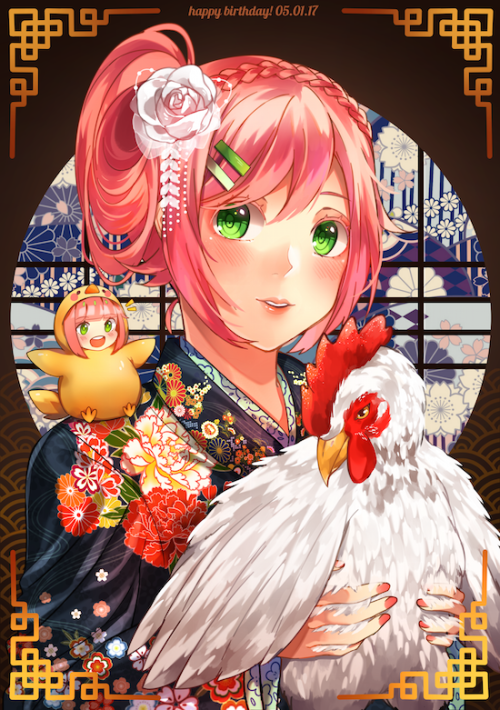 super late birthday gift for my waif// happy chicken new year!
