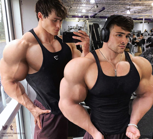 David Laid & Dylan McKenna“You see this massive pair on Grindr. Their bio says they come a