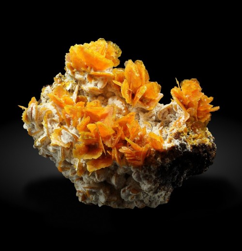 geologypage: Wulfenite #Geology #GeologyPage #Minerals Locality: Ahmad Abad Mine, Bahabad, Yazd Prov