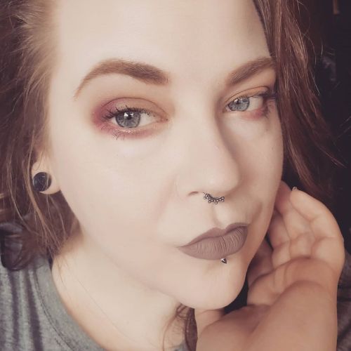 Makeup today serving some #fallvibes . . . #gothicmakeup #goth #gothstyle #girlswithpiercings #pierc