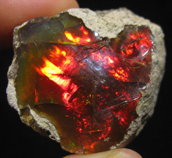 stunningpicture:  Raw Fire Opal 
