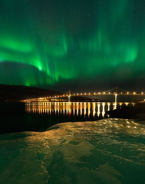 Tjeldsund Bridge by Arild Heitmann