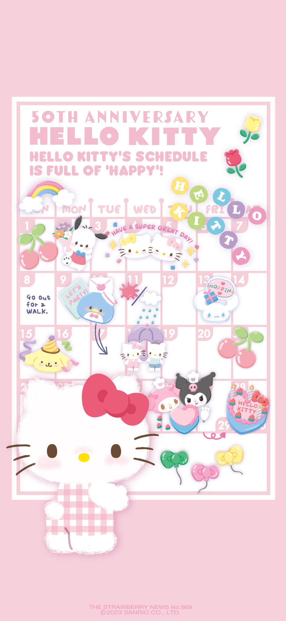 Sanrio Strawberry News April 2023 Wallpaper For Desktop & Mobile - Kawaii  Hoshi