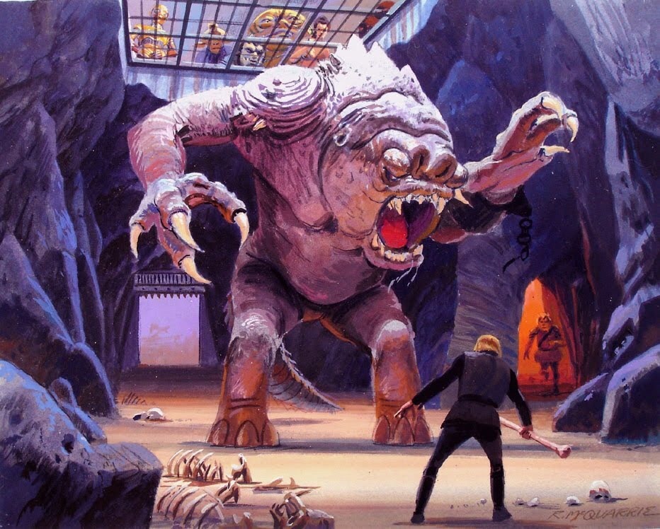 talesfromweirdland:  Colorful Ralph McQuarrie art for Star Wars toy packaging.  (The