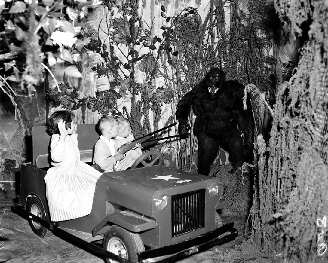 Safari Ride at the Pacific Ocean Park preview in 1958.