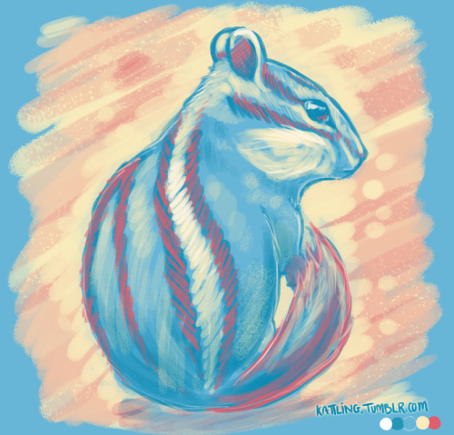 Everyone was doing that glorious colourpod challenge and I felt left out! >o< Chipmunk vs. Mil