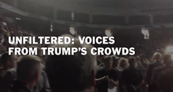 heymrsamerica:  micdotcom:  Watch: Chilling video captures the slurs, taunts and bigotry shouted at Trump rallies   But trump supporters love to claim that they’re not racist🙃   This is terrifying. And disgusting. As soon as trump opened his mouth