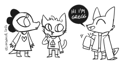 eliasdrid:  some tiny bea, mae and gregg for the soul based on this post 
