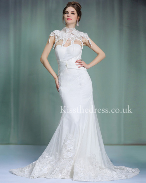 Design Vintage Mermaid Wedding Dresses Collection, New Arrival at Kissthedress.co.uk http://www.kiss