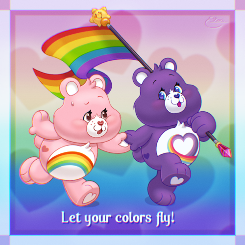 Happy Pride Month from the Care Bears!