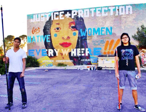 decolonizingmedia:Dope mural version of the #ItEndsHere poster put up at the Paint PHX event in Phoe