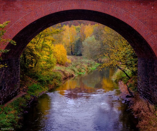 View through the bridge