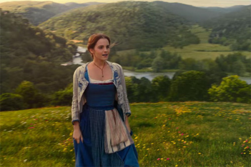  When it came to reimagining Belle’s blue dress, “l wanted to show more to it, more than