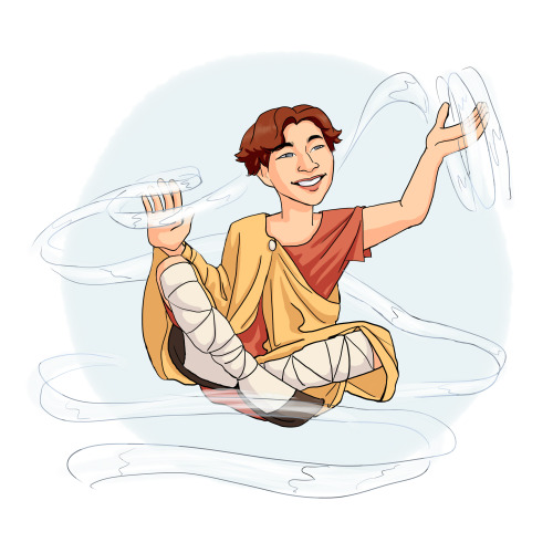 Finally Finished My SHINee As AtLA Benders Drawings! Inspired By And Based On This Post By @confetti-cake-key