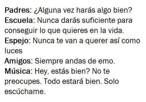 my-sweet-fake-smile:  A veces la música es la mejor compañia…