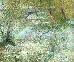 Riverbank in Springtime, Vincent van Gogh1887