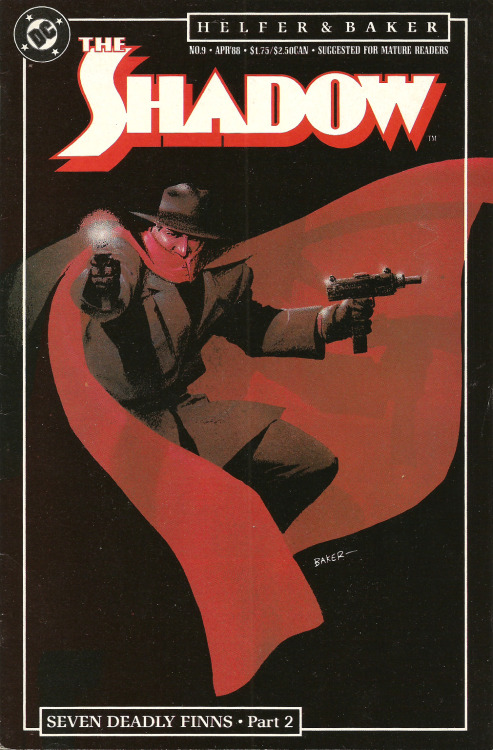 Porn The Shadow No. 9 (DC Comics, 1988). Cover photos