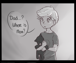 chocobel:  Lately I have been thinking about Adrien’s mom disappearence and how his father probably tries to avoid the topic, as it pains him even if he doesn’t show it. It was also an excuse to draw kiddy Adrien &lt;3 I suppose he’s around 10 here??