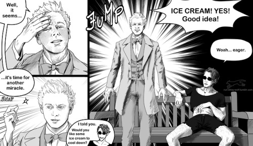 New ways to see you - page 1Aziraphale knew one thing for sure.It wasn’t the temperature that 