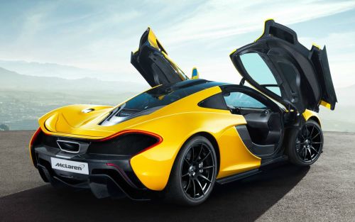 XXX topvehicles:  McLaren p1 with the doors up photo