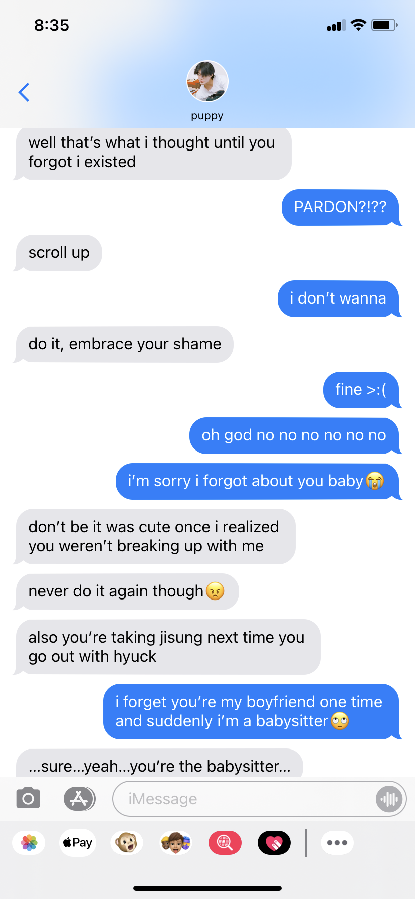 Boyfriend!jeno X Reader