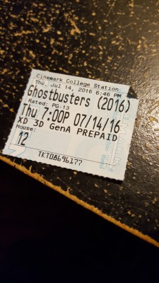 Dacommissioner2K15:  Just Getting Settled In From Making Back To The Theaters. Ghostbusters