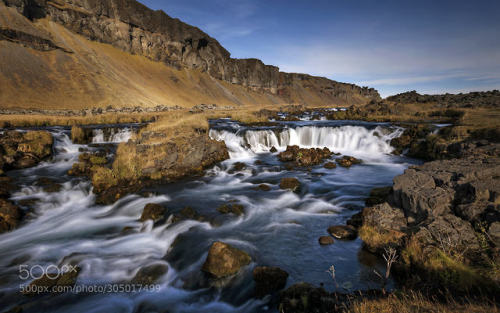 Little river waterfall by VictorCarpentier