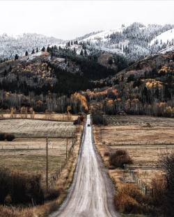 upknorth:  Older than the trees, younger than the mountains.              #getoutdoors #upknorth  A quiet country life. Somewhere in Idaho. Awesome shot by @chriskpickens