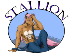 deviantartreeje:  Stallion for ManticoralTiger on Deviantart, the end result of a YCH auction. Check me out for more chances to get your characters drawn ^^