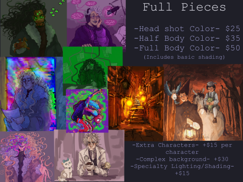 My Official Commissions Sheet!!