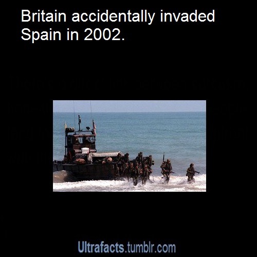 ultrafacts:  A map-reading glitch sent a British invasion force onto the beach at