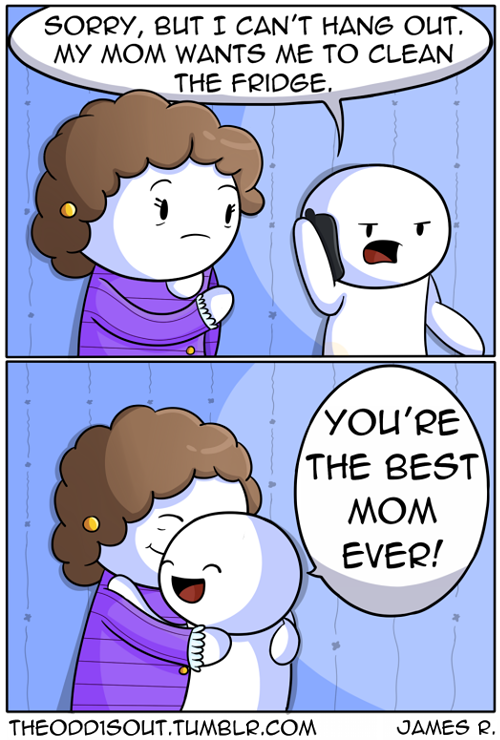 theodd1sout:  Me as a kid.  When your mom backs you up…