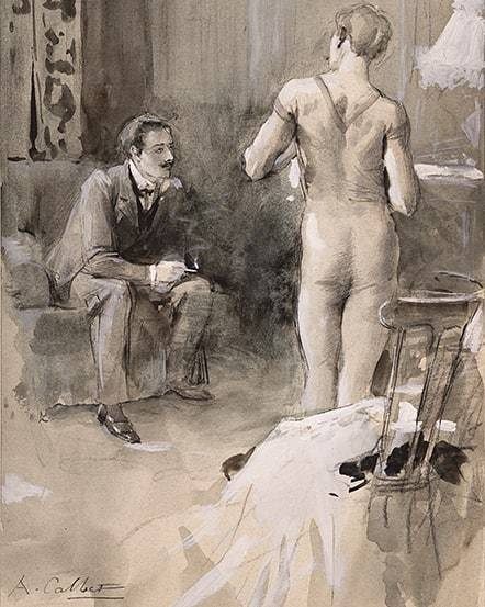arizonabeing:Antoine Calbet (1860-1944) Untitled, c.1905. Source: camisolepourhomme (deactivated)