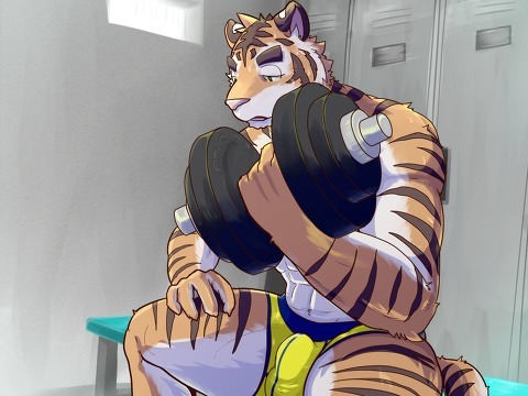 kemono-beastman:  トラトラ by さむ＠ぱんつ http://touch.pixiv.net/member_illust.php?mode=medium&amp;illust_id=41100337