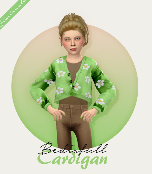 simiracle:Bedisfull Cardigan - Kids Version ♥adult version (not required) looks best with acc shirts