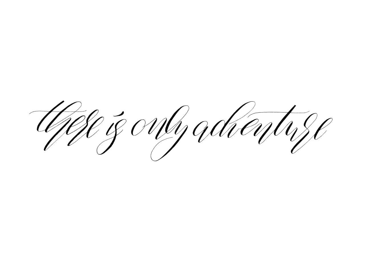 i like calligraphy