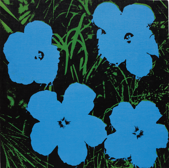 paintedout:  Andy Warhol, Flowers 