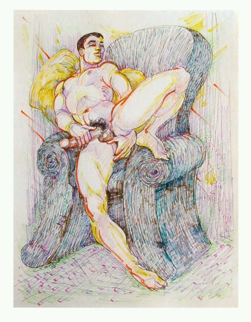Fantasy of Action 45 - by Ed Cervone - This is from a retrospective of his work.Read an extremely fa