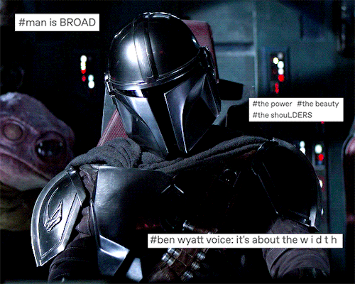 just-here-for-the-moment: trashcora:THE MANDALORIAN APPRECIATION WEEK ↳ Day 7: Free Choice → DI
