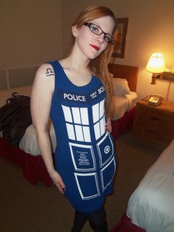 koalaattack:  My new Doctor Who dress.  It was a huge hit at the pub crawl! 